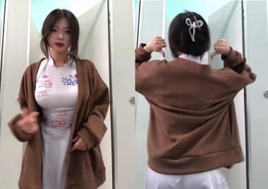 Em bé gái trắng xinh lung linh nhún cực chất